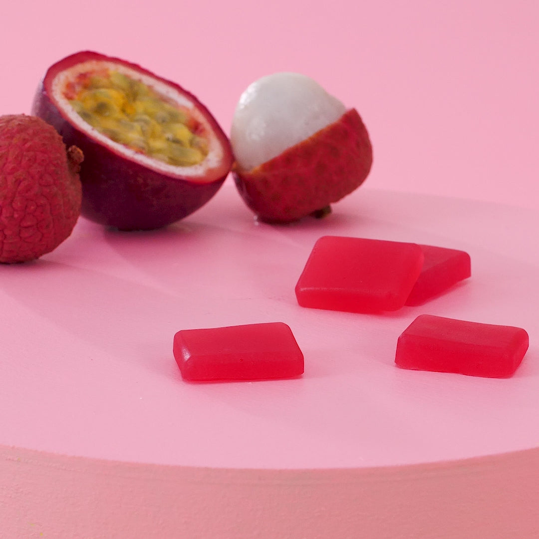 CBN:THC Lychee Passionfruit Gummies